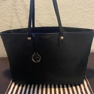 All black henri bendel tote